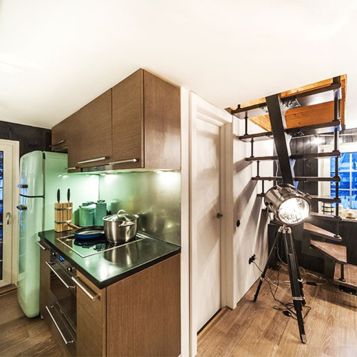 Светодиодные трековые светильники Arlight в освещении кухни