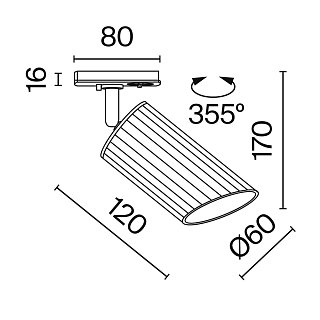 Трековый светильник Lipari Unity GU10 35Вт