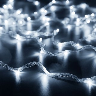 Светодиодная гирлянда ARD-STRING-HOME-10000-CLEAR-99LED-RUN WHITE (230V, 10.5W) (Ardecoled, IP20)