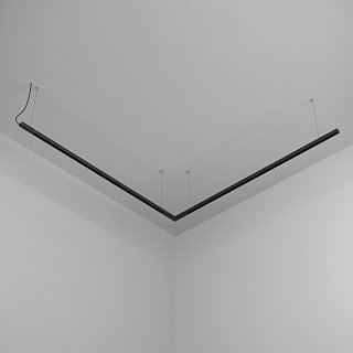 Шинопровод 1м подвесной круглый Basity, черный