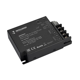 INTELLIGENT ARLIGHT Диммер SMART-PWM-101-73-DIM-PD-SUF Black (12-48V, 1x20A, 2.4G) (IARL, IP20 Металл, 5 лет)