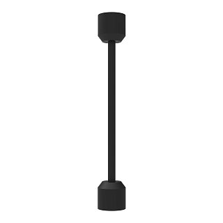 Коннектор жесткий с питанием ART-APRIORI-CON-ROD-A-L260-POWER (BK, вертикальный) (Arlight, IP20 Металл, 3 года)