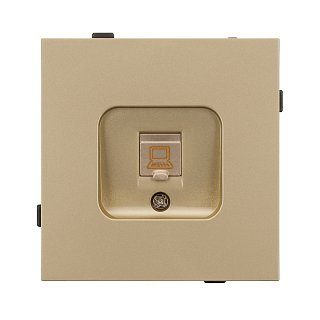 Механизм компьютерной розетки SCT-TENDO-MPC1-SFPL-GD (RJ-45, CAT6) (Arlight, -)