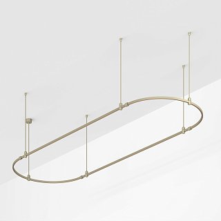 Основание ART-APRIORI-OVAL-ROD-800-3000x1000 (OG) (Arlight, IP20 Металл, 3 года)