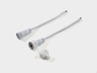 Заглушка с нижним выводом провода силиконовая для неоновой ленты 10×18мм END-1018-B