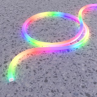 Гибкий неон Nemo D25 24В 17,2Вт/м RGBW 3000К IP65 5м