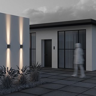 Настенный светильник (бра) Shell 3000K 15Вт IP 54