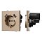Механизм розетки с USB зарядкой SCT-TENDO-MUAA-PL-GD (230V, 16A) (Arlight, -)