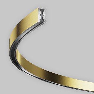 Шинопровод полукруг 800 мм Flarity латунь