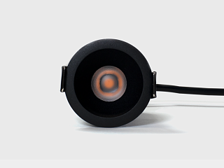 Светильник встраиваемый 7Вт 55° IP65 черный 3000К поворотный RC-D52-7-BL-WW65