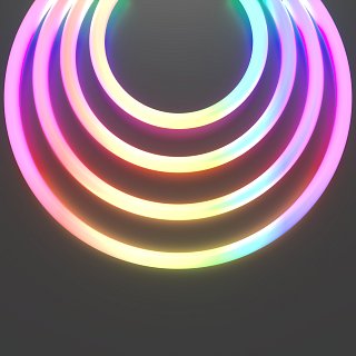 Гибкий неон Nemo D25 24В 17,2Вт/м RGBW 3000К IP65 5м