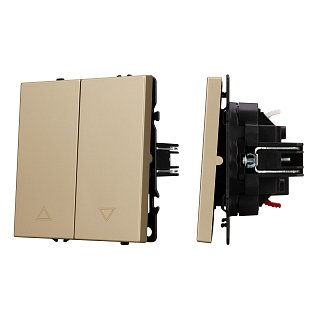 Механизм выключателя управления шторами SWT-NOBE-MKR2-SFPL-GD (230V, 10A) (Arlight, -)