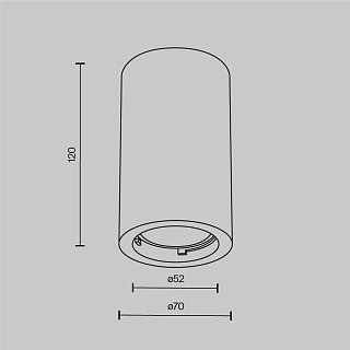 Потолочный светильник Conik Gyps GU10 10Вт