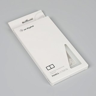 Рамка стеклянная FRM-OMALI-GS-2-WH (Arlight, -)