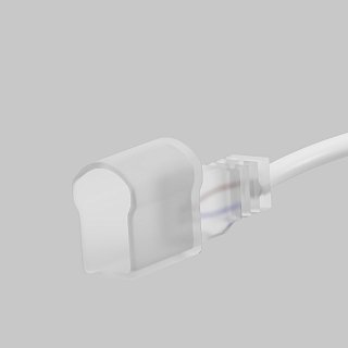 Коннектор питания с сетевой вилкой для гибкого неона AC220V 25x13 мм