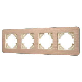 Рамка алюминиевая FRM-AKIRY-AL-4-GD (Arlight, -)