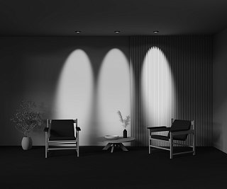 Встраиваемый светильник Lens 12Вт 4000К 70°