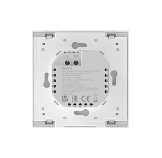 Умный настенный выключатель H1 EU(без нейтрали, 1 клавиша, графит) | Aqara Smart Wall Switch H1 EU (No Neutral, Single Rocker, graphite)