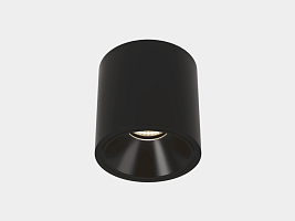 Светильник светодиодный потолочный накладной , серия GW, Черный, 20Вт, IP20, Теплый белый (3000К), GW-8701-20-BL-WW