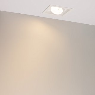 Светильник MS-VORTEX-BUILT-S140x140-30W Warm3000 (WH-WH, 50 deg, 230V) (Arlight, IP20 Металл, 5 лет)