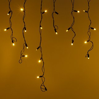 Светодиодная гирлянда ARD-EDGE-CLASSIC-2400x600-BLACK-88LED-PULSE Warm (230V, 6W) (Ardecoled, IP65)