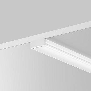 Алюминиевый профиль накладной 15x6 (Белый, 2 м), ALM-001-W-2M 631004