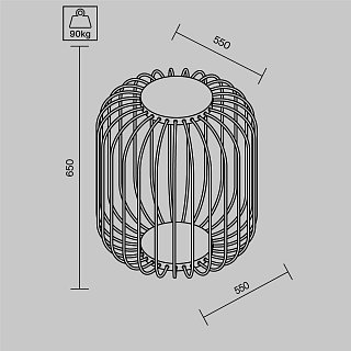 Ландшафтный светильник Wisp 3000К 18Вт IP 54