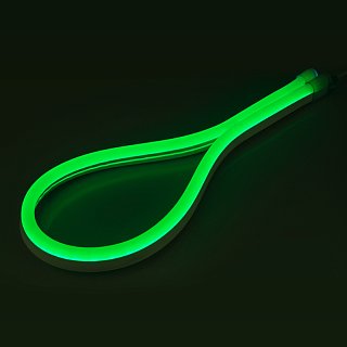Образец Гибкий неон ARL-CF2835-Classic-220V Green (26x15mm)-1m (Arlight, -)