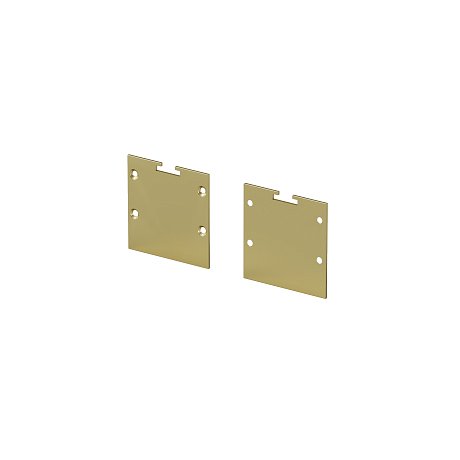 Комплект заглушек (для профиля 35x35) 2 шт., ALM-3535BT-BR-EC 642039