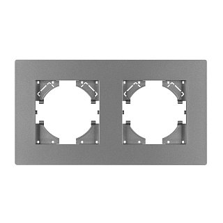 Рамка пластиковая FRM-PERIO-PL-2-GR (Arlight, -)