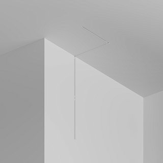 Шинопровод 2м Radity встраиваемый белый