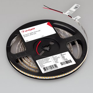 Светодиодная лента UL-A200-10mm 24V Warm3000 (20 W/m, IP20, 2835, 5m) (Arlight, высок.эфф.150 лм/Вт)