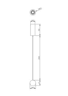 Подвесной светильник Harmat 1x5Вт 3000K