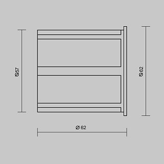 Встраиваемый светильник Limo 3000К 3Вт IP 65