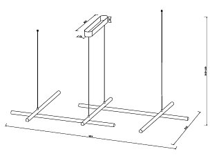 Подвесной светильник Radiance 3000К 50Вт