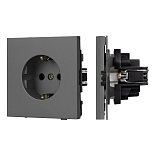 Механизм электрической розетки SCT-TENDO-MEU1-SFPL-GR (230V, 16A) (Arlight, -)
