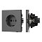 Механизм электрической розетки SCT-TENDO-MEU1-SFPL-GR (230V, 16A) (Arlight, -)