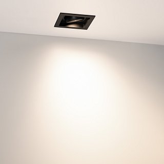 Светильник MS-VORTEX-BUILT-S90x90-12W Day4000 (BK-BK, 40 deg, 230V) (Arlight, IP20 Металл, 5 лет)