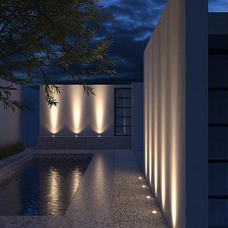 Встраиваемый светильник Tubo GU10х1 35Вт IP 65