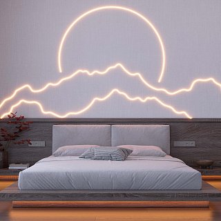 Светодиодная лента герметичная LUNA-X960-D8mm 24V Warm3000 (8 W/m, IP65, 360deg, 5m) (Arlight, -)