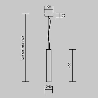 Подвесной светильник Basic Texture 2700-4000К 5Вт