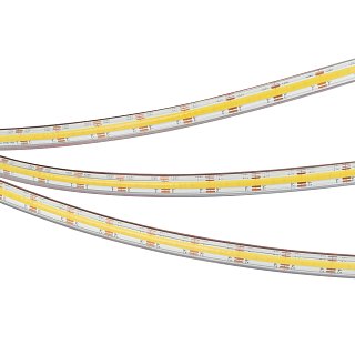 Светодиодная лента герметичная COB-PS-X640-12mm 24V White-MIX (23 W/m, IP67, CSP, 5m) (Arlight, Изменяемая ЦТ)