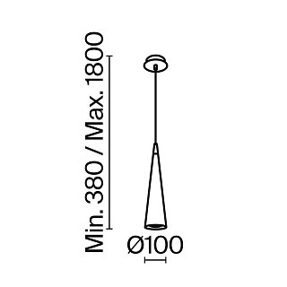 Подвесной светильник Nevill GU10 1x10Вт