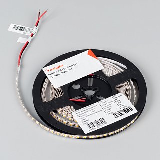 Светодиодная лента FC-A120-5mm 24V Warm3000-CX1 (10 W/m, IP20, 5m) (Arlight, резка 1 светодиод)