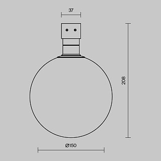 Уличный трековый светильник Luna Elasity IP 3000K 9Вт 180° белый