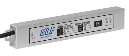 Блок питания герметичный ELFCompact, 12В, 30Вт, металл, IP67