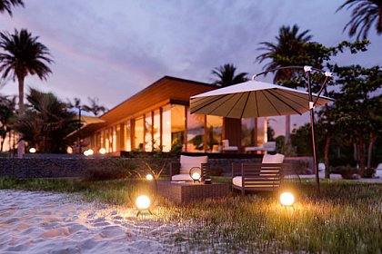 Подсветка пляжной и прилегающей территории отеля