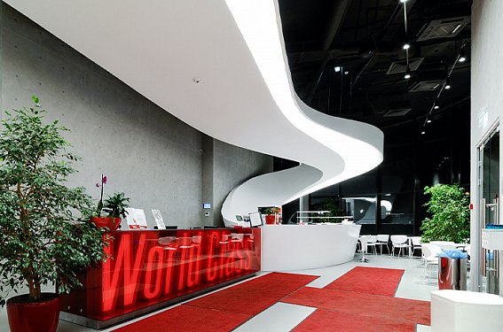 Освещение в московском фитнес-клубе