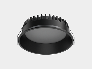 Светильник светодиодный диммируемый потолочный встраиваемый , серия WL-BQ, Черный, 20Вт, IP44, Теплый белый (3000К), BQ009120-BL-WW