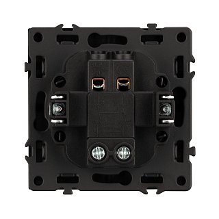 Механизм выключателя одноклавишный перекрёстный SWT-NOBE-MKX1-SFPL-BK (230V, 10A) (Arlight, -)